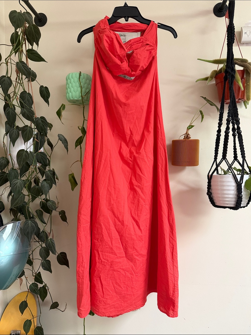Petal & Pup Red Sleeveless Midi Dress